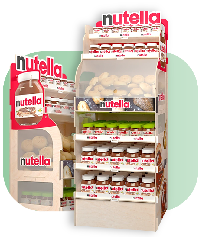 Live Display Nutella by Edere